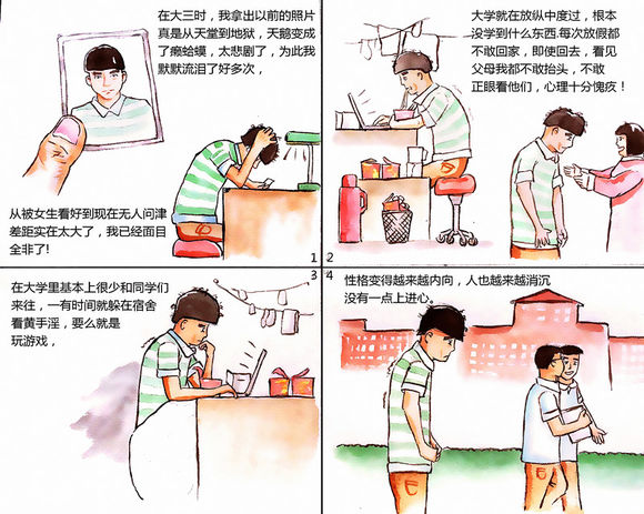 戒色漫画第二期撸管变形记！